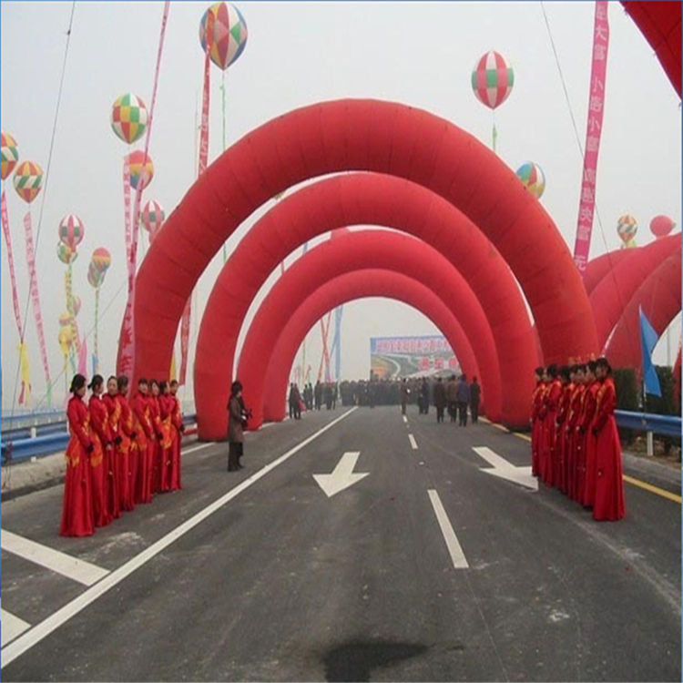 溧阳商场开业纯红拱门
